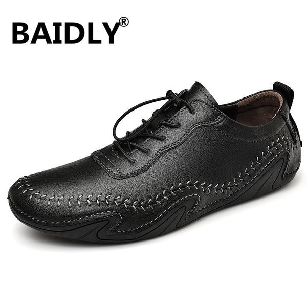 men genuine leather shoes fashion handmade soft loafers breathable moccasins shoes casual flats men's driving classic man, Black
men genuine leather shoes fashion handmade soft loafers breathable moccasins shoes casual flats men's driving classic man, Black