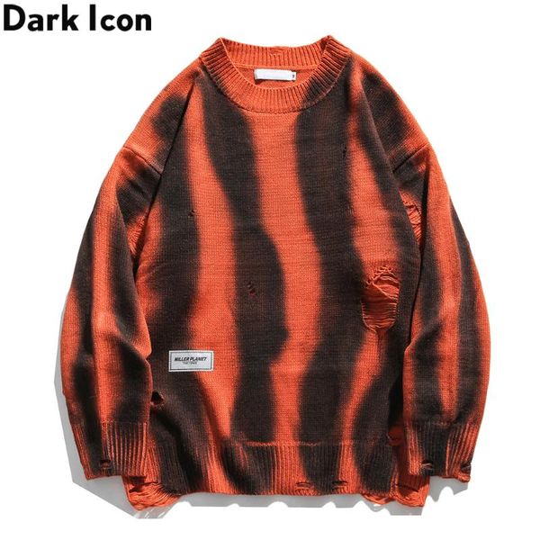 dark tie dyeing ripped sweater men women crew neck knitwear pullover men's sweaters 2020 autumn man sweater, White;black
dark tie dyeing ripped sweater men women crew neck knitwear pullover men's sweaters 2020 autumn man sweater, White;black