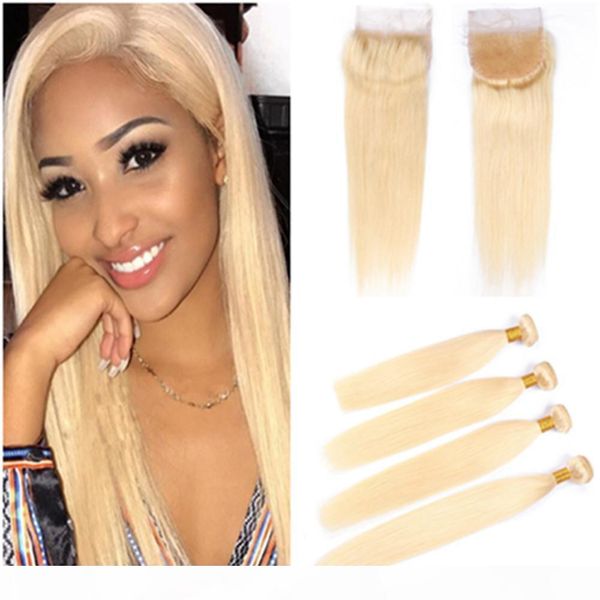 silky straight russian blonde virgin human hair wefts with closure #613 blonde 4x4 lace front closure with 4pcs weave bundles 5pcs lot, Black;brown
silky straight russian blonde virgin human hair wefts with closure #613 blonde 4x4 lace front closure with 4pcs weave bundles 5pcs lot, Black;brown