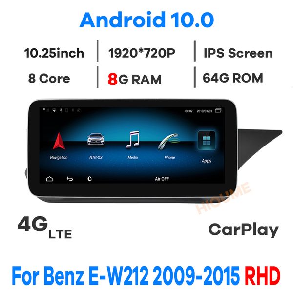 10.25" 8core 8+64g andriod 10.0 gps navigation multimedia player for mercedes benz e class w212 2009-2015 rhd cars radio stereo
10.25" 8core 8+64g andriod 10.0 gps navigation multimedia player for mercedes benz e class w212 2009-2015 rhd cars radio stereo