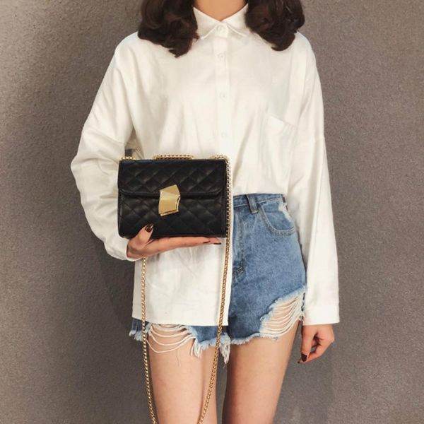 small square bag female bag new messenger casual rhombus chain women handbags for women 2020 pu black
small square bag female bag new messenger casual rhombus chain women handbags for women 2020 pu black