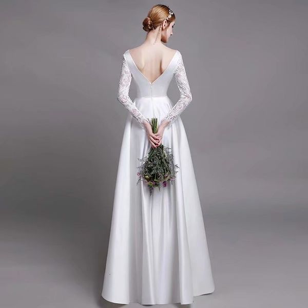 2021 new novia a cetim wedding party dressed robe soiree long as simple bride to be st07, Blue;red
2021 new novia a cetim wedding party dressed robe soiree long as simple bride to be st07, Blue;red