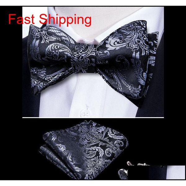 for men self bow tie silk butterfly man tie black floral paisley handky cufflink suit collar removable necktie b qylxtf queen66, Blue;white
for men self bow tie silk butterfly man tie black floral paisley handky cufflink suit collar removable necktie b qylxtf queen66, Blue;white