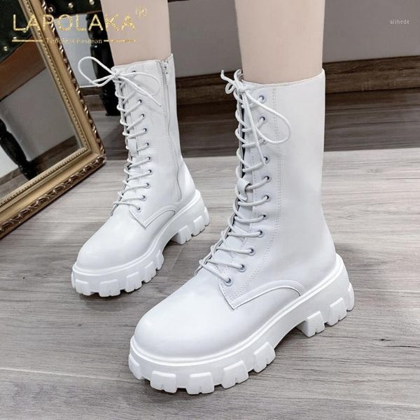 boots lapolaka 2021 design platform comfortable woman shoes zip up solid ins dropship ladies female1, Black
boots lapolaka 2021 design platform comfortable woman shoes zip up solid ins dropship ladies female1, Black