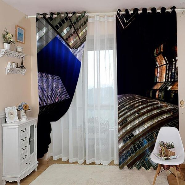 beautiful city building reflection p window curtain for living room restaurant shopping half-blackout drapes home decor1
beautiful city building reflection p window curtain for living room restaurant shopping half-blackout drapes home decor1
