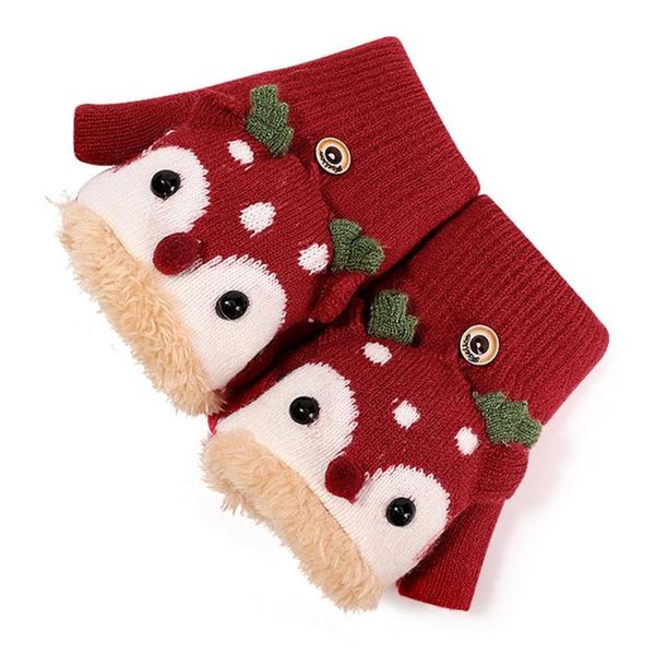 five fingers gloves 2021 kids winter knit convertible cartoon reindeer plush lined flip mitten, Blue;gray
five fingers gloves 2021 kids winter knit convertible cartoon reindeer plush lined flip mitten, Blue;gray