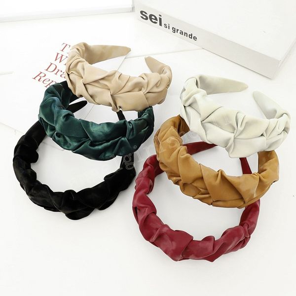 vintage fold pu leather bezel hairband women hair accessories girls haar headband opaska do wlosow bandeau femme diademas, Slivery;white
vintage fold pu leather bezel hairband women hair accessories girls haar headband opaska do wlosow bandeau femme diademas, Slivery;white