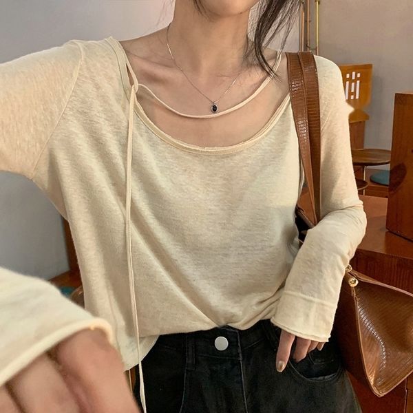 твердый colorexposed claviclesexyversatilecasual ribbonand тонкую лента scoop шеи t-shirtwomen твердого colorexposed clavicl игровой scoop ш, White
твердый colorexposed claviclesexyversatilecasual ribbonand тонкую лента scoop шеи t-shirtwomen твердого colorexposed clavicl игровой scoop ш, White