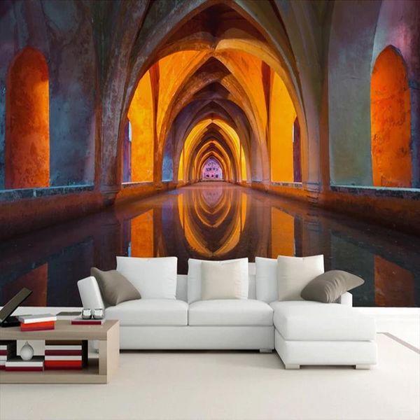 custom wall mural wallpaper for walls 3d stereo arch p wall paper for living room bedroom indoor decoration painting
custom wall mural wallpaper for walls 3d stereo arch p wall paper for living room bedroom indoor decoration painting