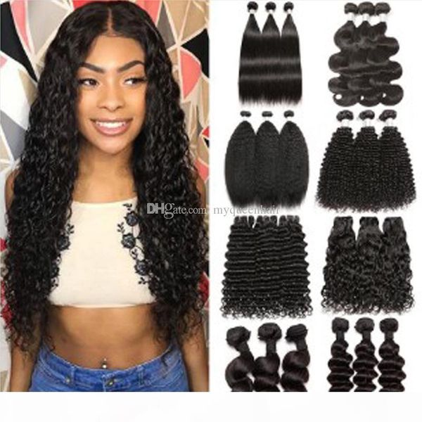 brazilian human hair bundles natural color silk straight hair wefts all styles are available hair extensions 1pcs, Black
brazilian human hair bundles natural color silk straight hair wefts all styles are available hair extensions 1pcs, Black