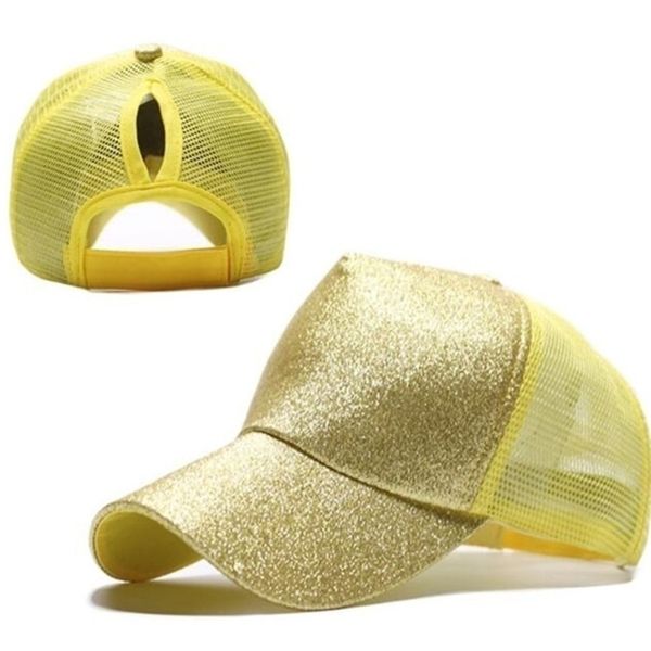 adjustable glitter baseball hat deisgner womens messy bun ponytail caps mesh snapback beach sports visor ponycaps trucker hats 5pcs hh2304, Yellow
adjustable glitter baseball hat deisgner womens messy bun ponytail caps mesh snapback beach sports visor ponycaps trucker hats 5pcs hh2304, Yellow