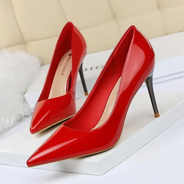 dress shoes european and american fashion simple metal heel stiletto high heels shallow mouth pointy thin women's single sho1, Black
dress shoes european and american fashion simple metal heel stiletto high heels shallow mouth pointy thin women's single sho1, Black