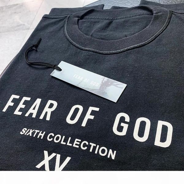 19ss страх божий туман шестой коллекции xv tee футболка мода tee простая уличная скейтборд дышащих повседневных коротких рукава tee hfymtx51, White;black
19ss страх божий туман шестой коллекции xv tee футболка мода tee простая уличная скейтборд дышащих повседневных коротких рукава tee hfymtx51, White;black