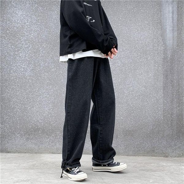 autumn korean style straight jeans men's fashion retro casual drawstring jeans men streetwear loose hip-hop denim trousers mens, Blue
autumn korean style straight jeans men's fashion retro casual drawstring jeans men streetwear loose hip-hop denim trousers mens, Blue
