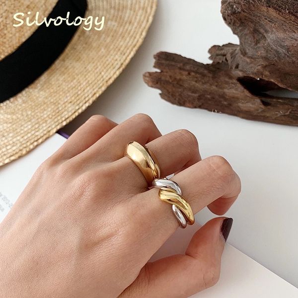 silvology 925 silver двойных кольца sterling петли глянцевой multi-одежда минималистских elegant корея кольцо для женщин модных ювелирных из, Slivery;golden
silvology 925 silver двойных кольца sterling петли глянцевой multi-одежда минималистских elegant корея кольцо для женщин модных ювелирных из, Slivery;golden