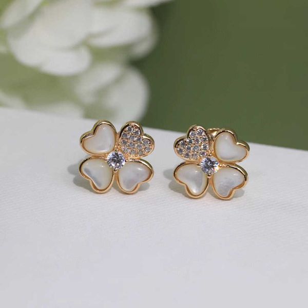 new europe lucky earrings black red agate white shell shine women's 18k champagne gold s925 sterling silver fine ufo, Golden
new europe lucky earrings black red agate white shell shine women's 18k champagne gold s925 sterling silver fine ufo, Golden