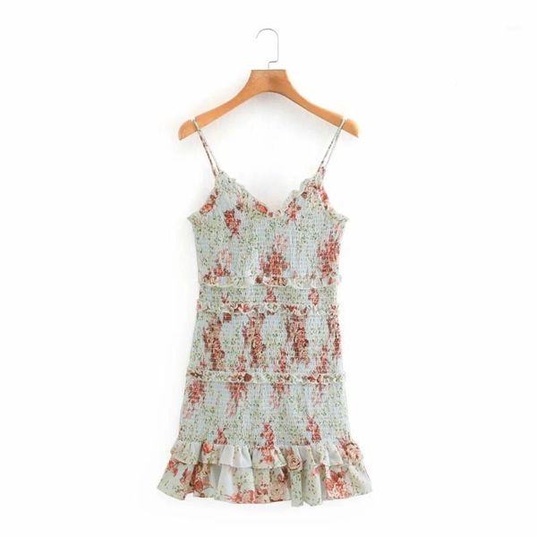women flower printing v neck elastic pleated suspender mini dress femme cascading ruffle sling dresses casual lady clothes d61191, Black;gray
women flower printing v neck elastic pleated suspender mini dress femme cascading ruffle sling dresses casual lady clothes d61191, Black;gray