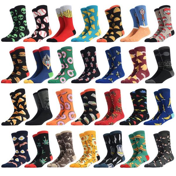 men's socks 1 pair men cotton funny crew cartoon animal alien women novelty gift for spring autumn winter, Black
men's socks 1 pair men cotton funny crew cartoon animal alien women novelty gift for spring autumn winter, Black
