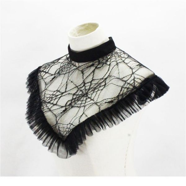 spider web style fake collar net mesh ruffles lace detachable necklace choker y5gc sp qylghr, Blue;red
spider web style fake collar net mesh ruffles lace detachable necklace choker y5gc sp qylghr, Blue;red