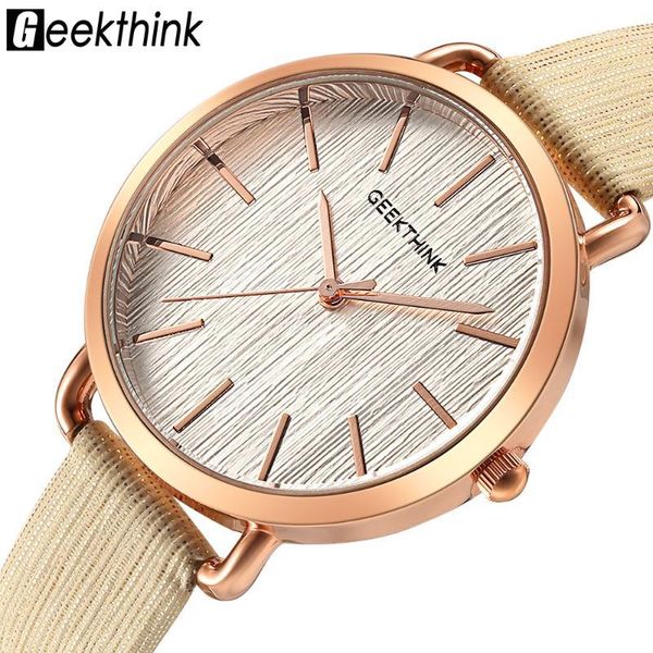 geekthink women's watches fashion leather quartz wristwatch minimalism ladies watch clock mujer bayan kol saati gifts for women1, Slivery;brown
geekthink women's watches fashion leather quartz wristwatch minimalism ladies watch clock mujer bayan kol saati gifts for women1, Slivery;brown