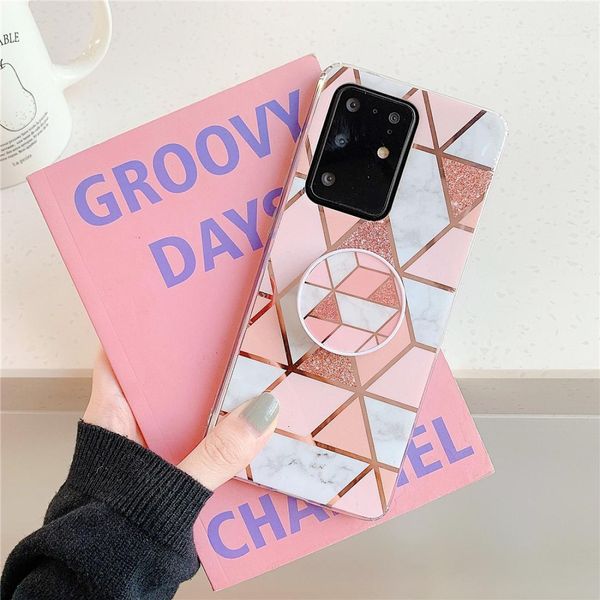 for huawei p40 plating colorful geometric pattern mosaic marble tpu mobile phone case with folding bracket
for huawei p40 plating colorful geometric pattern mosaic marble tpu mobile phone case with folding bracket