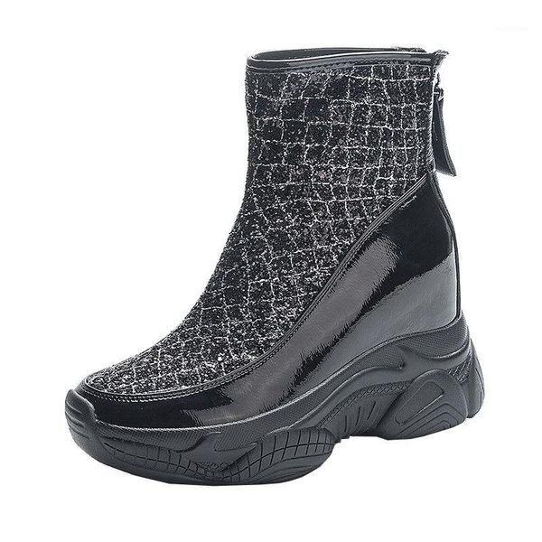 boots swyivy genuine leathe wedges shoes women ankle platfrom 2021 female autumn chunky heel sneakers1, Black
boots swyivy genuine leathe wedges shoes women ankle platfrom 2021 female autumn chunky heel sneakers1, Black