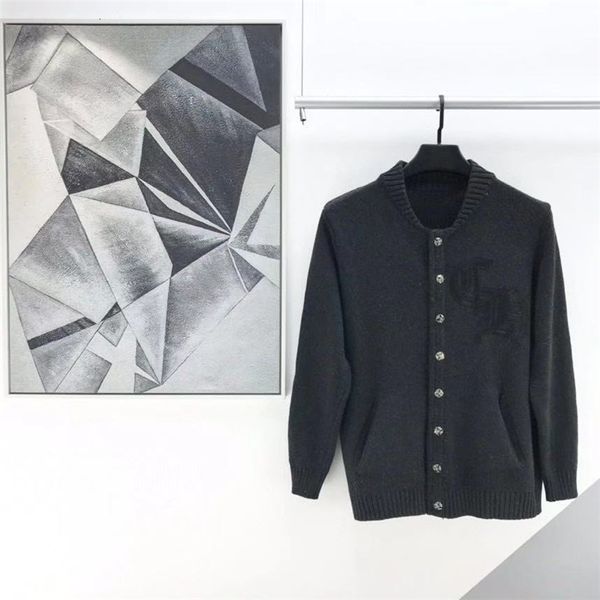 leather ch sweater men's women's new fashion brand croxin trend knitted cardigan jacket in autumn and winter of 20, Black
leather ch sweater men's women's new fashion brand croxin trend knitted cardigan jacket in autumn and winter of 20, Black