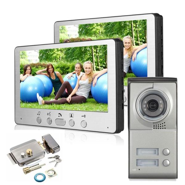 villa apartment door bell 7"inch video door phone doorbell intercom system access control 1 camera 2 monitor
villa apartment door bell 7"inch video door phone doorbell intercom system access control 1 camera 2 monitor