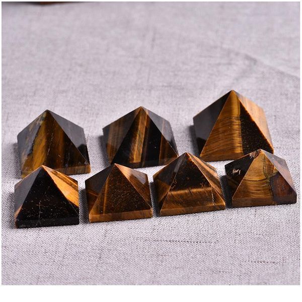 1 pc natural tiger eye pyramid healing crystal natural stone mineral cyanite gift home feng shui decoration jllwqt, Black
1 pc natural tiger eye pyramid healing crystal natural stone mineral cyanite gift home feng shui decoration jllwqt, Black