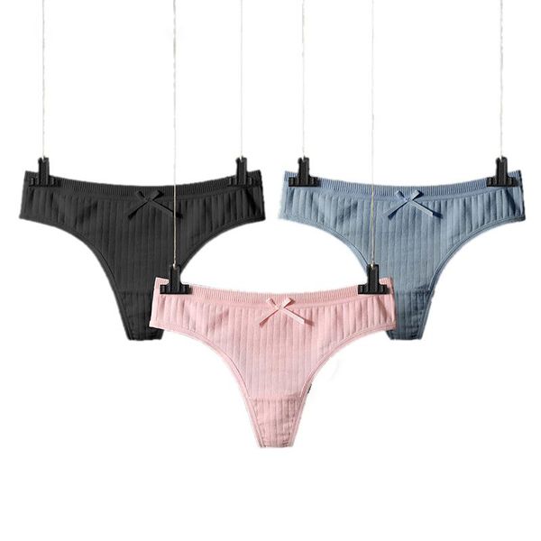 women's panties santi cotton g-string thong string underwear briefs intimate ladies low-rise lingerie recommend 3 pcs, Black;pink
women's panties santi cotton g-string thong string underwear briefs intimate ladies low-rise lingerie recommend 3 pcs, Black;pink