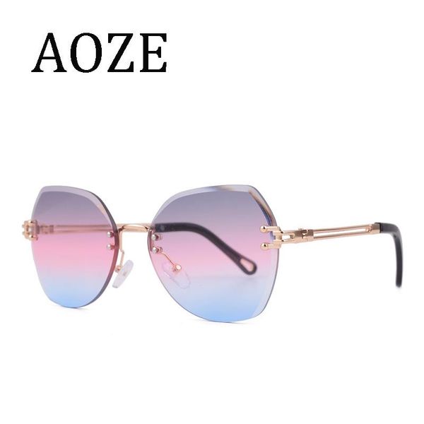 sunglasses 2021 fashion multi-color lens butterfly rimless metal frame gradient women 18064, White;black
sunglasses 2021 fashion multi-color lens butterfly rimless metal frame gradient women 18064, White;black
