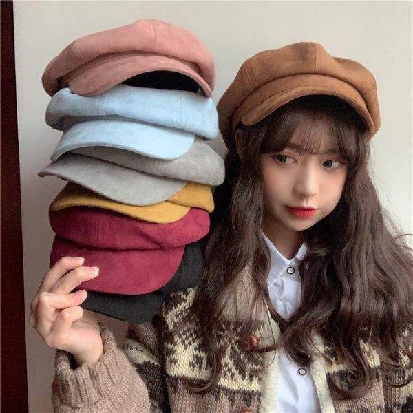 new winter suede bonnet casual hat woman beanies for women berret femme gorros de lana girls winter hat, Blue;gray 
new winter suede bonnet casual hat woman beanies for women berret femme gorros de lana girls winter hat, Blue;gray
