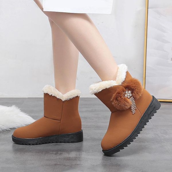 boots 2021 women winter snow rhinestone tassel warm flat platform ankle for booties round toe fur, Black
boots 2021 women winter snow rhinestone tassel warm flat platform ankle for booties round toe fur, Black