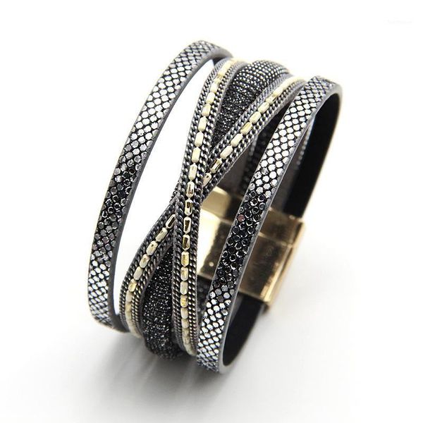 zg wholesale women bohemian bracelet woven braided handmade wrap cuff magnetic clasp bracelet in 5 colors1, Golden;silver
zg wholesale women bohemian bracelet woven braided handmade wrap cuff magnetic clasp bracelet in 5 colors1, Golden;silver