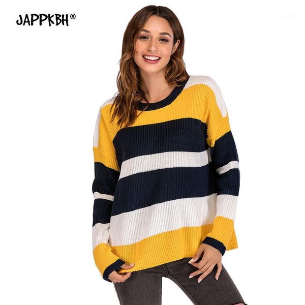 autumn winter sweater women 2019 casual loose stiped knitted pullover sweaters female elegant long sleeve oversize ropa mujer1, White;black
autumn winter sweater women 2019 casual loose stiped knitted pullover sweaters female elegant long sleeve oversize ropa mujer1, White;black