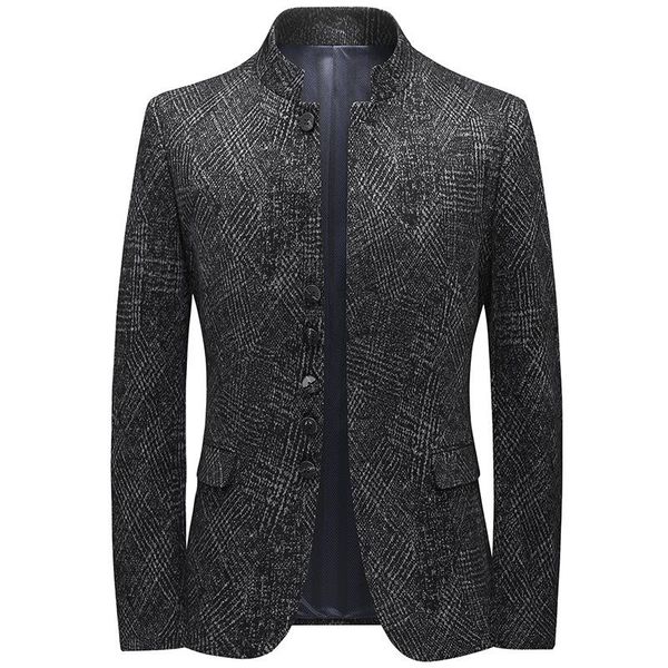 zhongshan collar stand suit elastic mens blazers for men fashion handsome autumn and winter jacket size m-3xl 4xl, White;black
zhongshan collar stand suit elastic mens blazers for men fashion handsome autumn and winter jacket size m-3xl 4xl, White;black