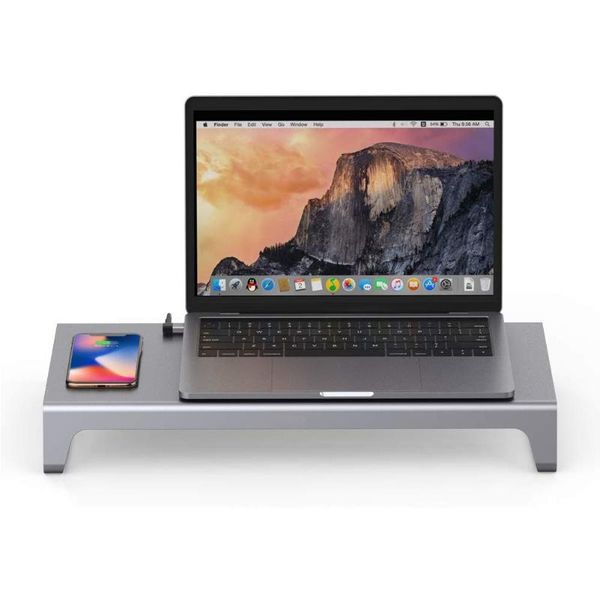 aluminum monitor stand docking station with usb c hub support 4k hdmi vga tf card wireless charge nc99
aluminum monitor stand docking station with usb c hub support 4k hdmi vga tf card wireless charge nc99