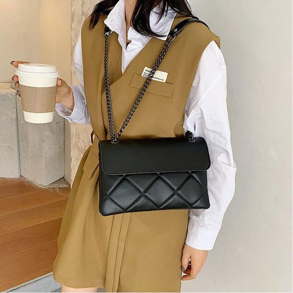 shoulder bags small simple pu leather crossbody for women 2021 fashion trending chain handbags female flap clutch bag mini purse
shoulder bags small simple pu leather crossbody for women 2021 fashion trending chain handbags female flap clutch bag mini purse