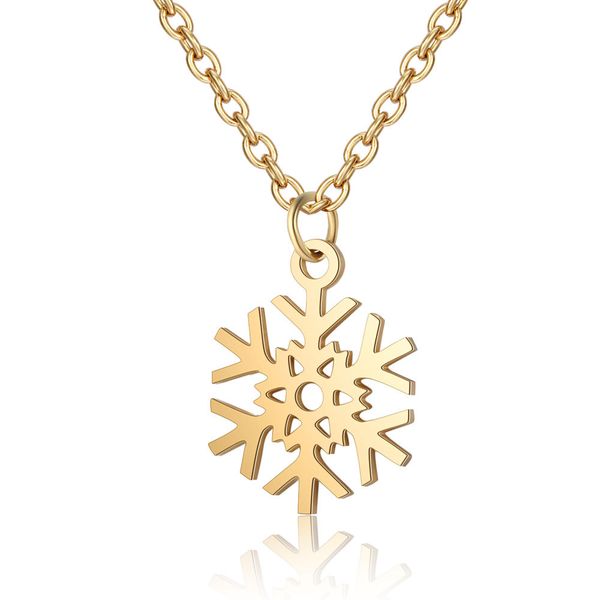snowflake titanium steel necklace for women christmas snowflake simple fashion stainless steel pendant necklace, Silver
snowflake titanium steel necklace for women christmas snowflake simple fashion stainless steel pendant necklace, Silver