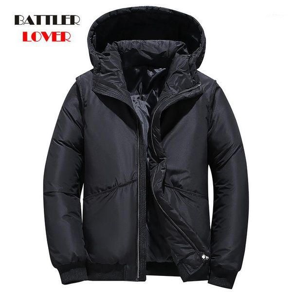 2019 90% white duck thick down jacket men's coat snow parkas males warm brand clothing winter down jacket outerwear1, Black
2019 90% white duck thick down jacket men's coat snow parkas males warm brand clothing winter down jacket outerwear1, Black
