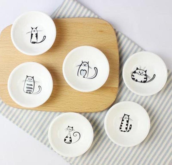 snack gift soy kitchen small novelty sauce tableware dishes cat jam small dish 6pcs/set vinegar cute ceramics plate dish wmttr five2010
snack gift soy kitchen small novelty sauce tableware dishes cat jam small dish 6pcs/set vinegar cute ceramics plate dish wmttr five2010