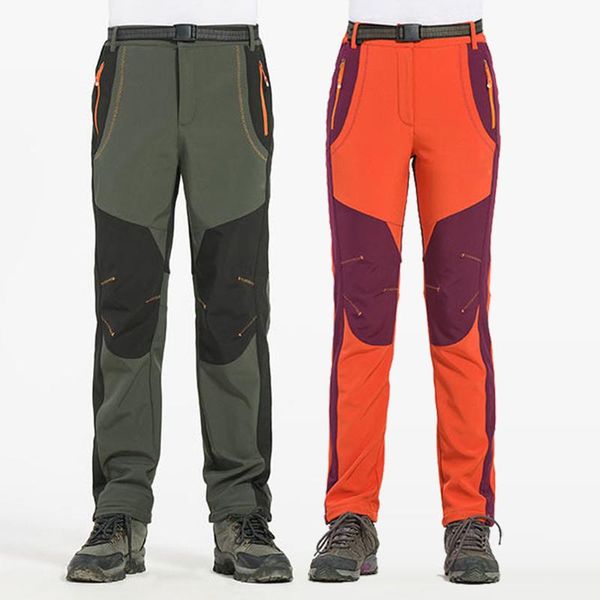 outdoor pants winter fleece hiking men autumn softshell trousers women waterproof windproof mountain ski pant, Black;green
outdoor pants winter fleece hiking men autumn softshell trousers women waterproof windproof mountain ski pant, Black;green