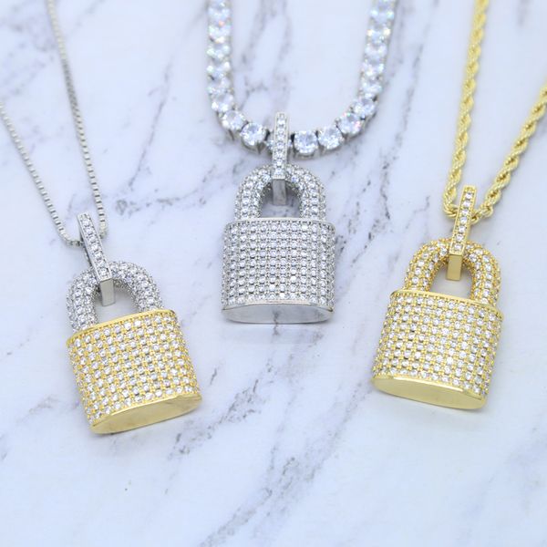 iced out hip hop lock pendant necklace with bling cz paved 5mm tennis chain necklace jewelry wholesale for women girl party gift, Golden;silver
iced out hip hop lock pendant necklace with bling cz paved 5mm tennis chain necklace jewelry wholesale for women girl party gift, Golden;silver