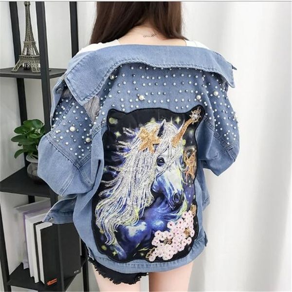new beaded sequins hole loose casual denim jacket cartoon print female student jacket 2018 new autumn and winter y200101, Black;brown
new beaded sequins hole loose casual denim jacket cartoon print female student jacket 2018 new autumn and winter y200101, Black;brown