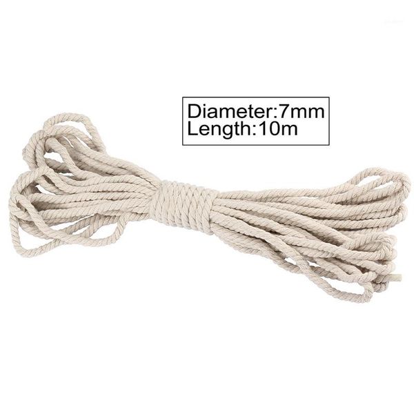 7mm diameter white beige 10 meters cotton twisted cord rope craft macrame art craft string diy handmade thread cord1, Black;white
7mm diameter white beige 10 meters cotton twisted cord rope craft macrame art craft string diy handmade thread cord1, Black;white