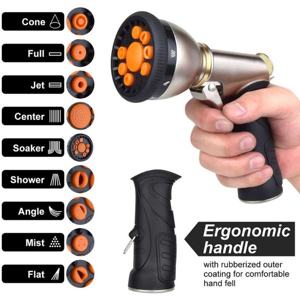 garden hoses 9 pattern high pressure water gun hose nozzle multifunctional household car washing yard sprayer pipe tube
garden hoses 9 pattern high pressure water gun hose nozzle multifunctional household car washing yard sprayer pipe tube