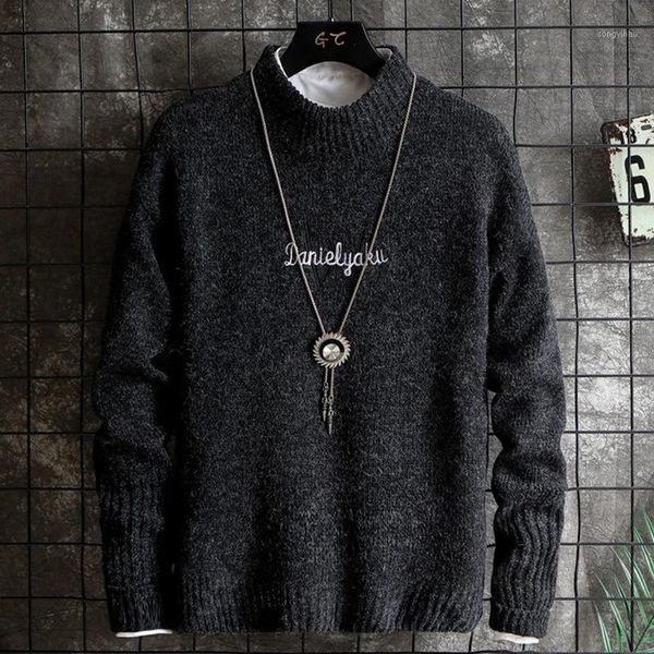 autumn winter male round collar fashion casual thickening of wool sweater han edition pullovers knit wool coat1, White;black
autumn winter male round collar fashion casual thickening of wool sweater han edition pullovers knit wool coat1, White;black