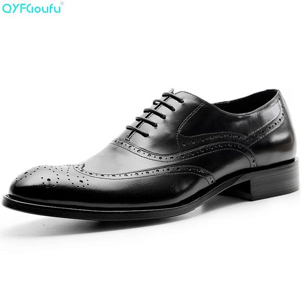 qyfcioufu genuine cow leather vintage brogue shoes men fashion carving dress shoes oxfords black red wine lace-up business
qyfcioufu genuine cow leather vintage brogue shoes men fashion carving dress shoes oxfords black red wine lace-up business