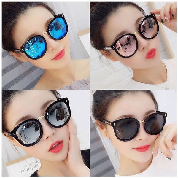 new star style net red korean personalized women round face fashion sunglasses, White;black
new star style net red korean personalized women round face fashion sunglasses, White;black