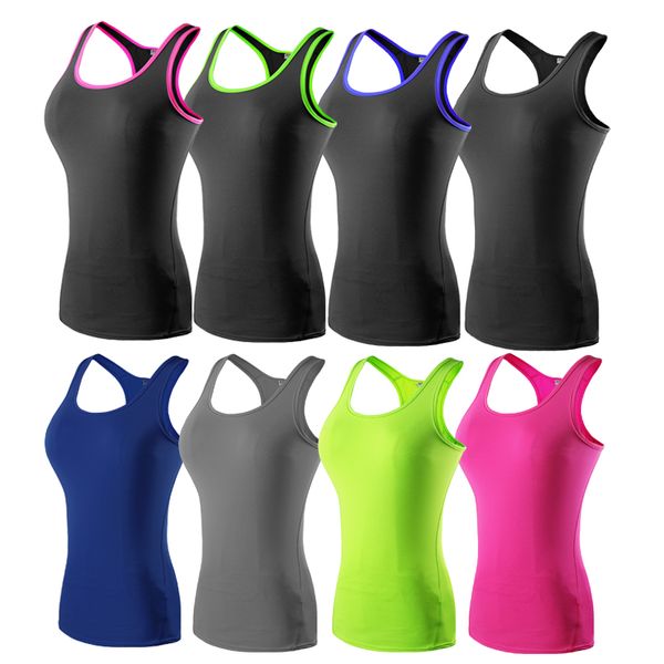 new women sleeveless t-shirts workout tank solid gym sportswear fitness jogging camisole ladies running vest, Black;brown
new women sleeveless t-shirts workout tank solid gym sportswear fitness jogging camisole ladies running vest, Black;brown